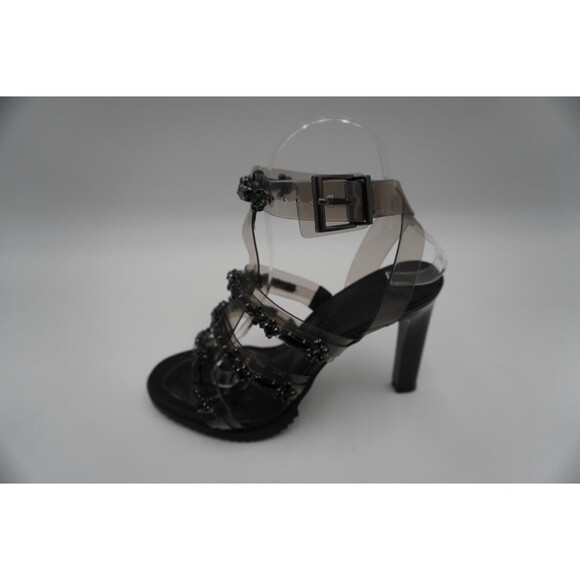 Karl Lagerfeld Paris Bristol Embellished slingback Caged Heels Size 8.5M - Picture 6 of 12